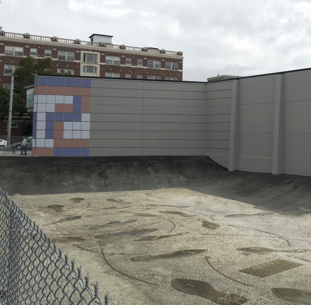 Capitol Hill Link Light Rail Station with Mosaic